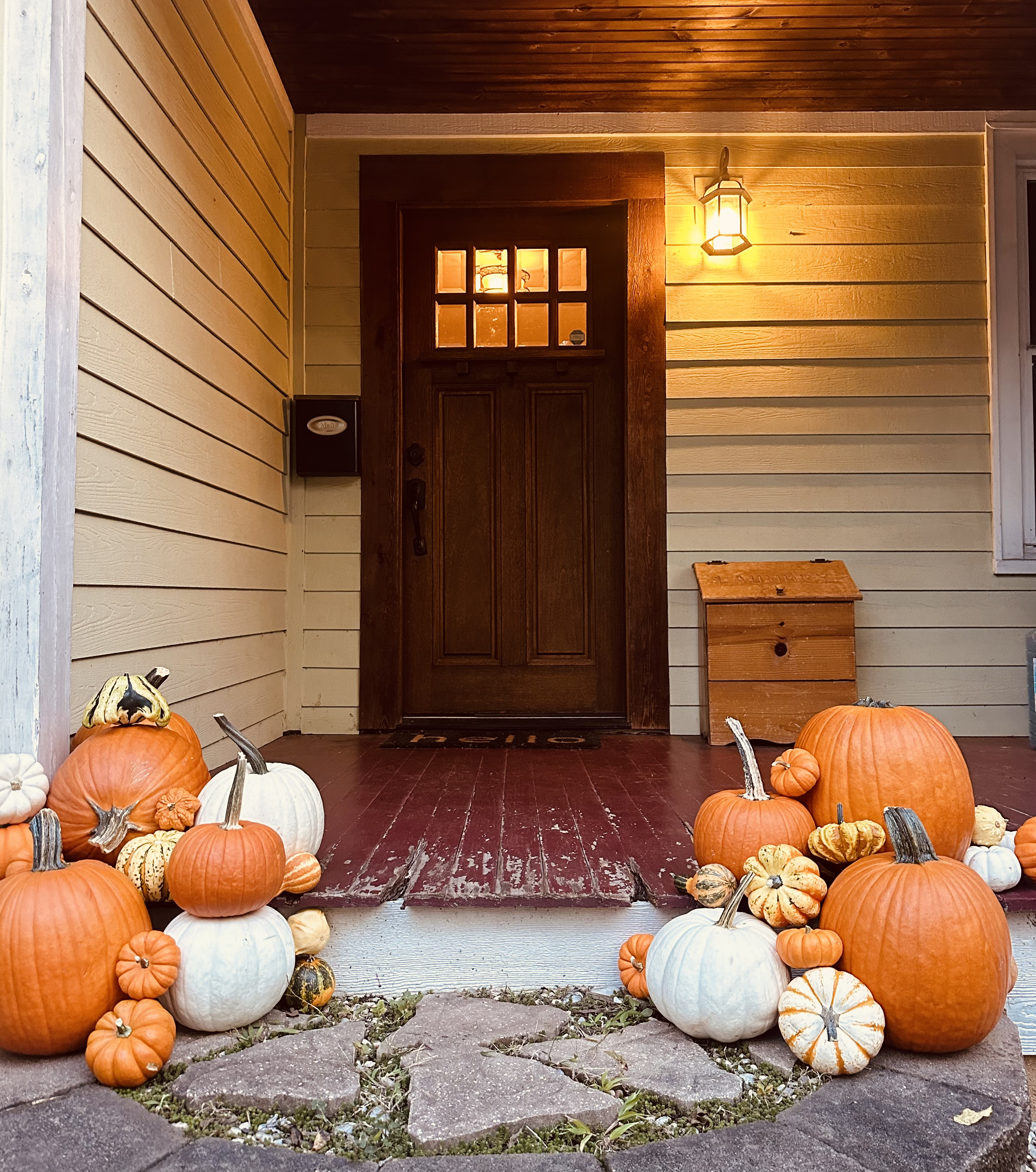 AVL Pumpkins porch display